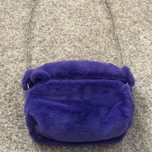Urban Outfitters Plush Purple Shoulder Bag